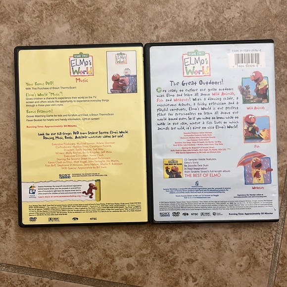 Sesame Street- Elmo’s World DVD’s, Kids movies on DVD - Picture 4 of 4